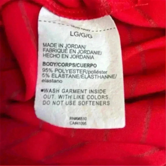 Under Armour Men's Large Striped Playoff Polo Shirt Red Moisture-Wicking Casual - Picture 6 of 8